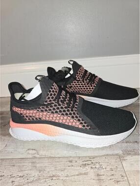 PUMA  Exotek Nitro Fire Running Shoes -  Black/Orange BRAND NEW - MENS 11